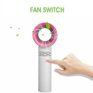3 Speed Portable Bladeless Handheld USB Rechargeable Fan_8