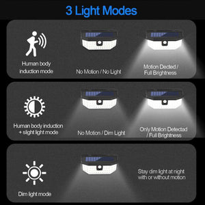 Outdoor Solar Powered Motion Sensor Wide Angled LED Lights_8