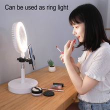 Retractable USB Charging Fan with Ring Light and Touch Panel_8