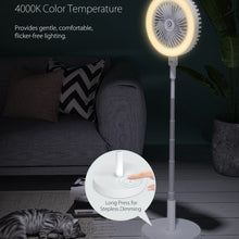 Retractable USB Charging Fan with Ring Light and Touch Panel_14