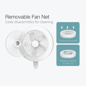 Retractable USB Charging Fan with Ring Light and Touch Panel_15
