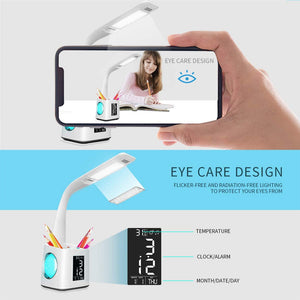 Multifunctional LED Dimmable Desk Lamp with Charging Port_10