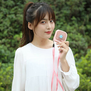Portable Folding USB Rechargeable Mini Hanging Neck Fan_21