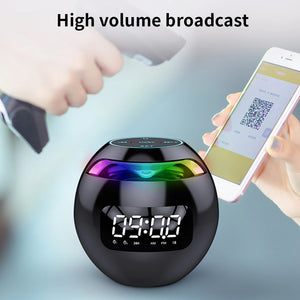 Wireless USB Rechargeable Spherical Speaker and Digital Clock_16