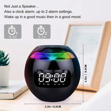 Wireless USB Rechargeable Spherical Speaker and Digital Clock_9