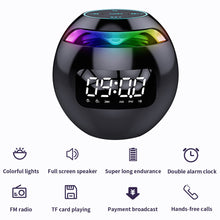 Wireless USB Rechargeable Spherical Speaker and Digital Clock_11