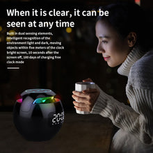 Wireless USB Rechargeable Spherical Speaker and Digital Clock_12