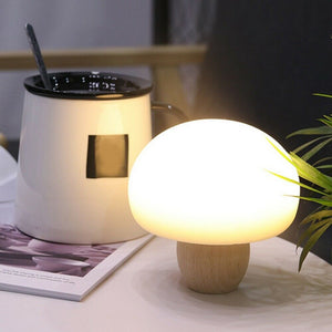 3 Step Dimming Portable Mushroom Soft Light LED Night Lamp_1