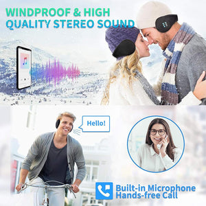 Bluetooth Earmuffs Headphones Musical Ear Warmers_3