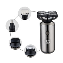 5-in-1 USB Rechargeable Digital Display Wet and Dry Electric Hair Shaver_1