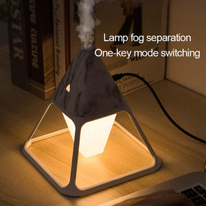 Triangular Volcano Design LED Night Light and Humidifier (USB Power Supply)_5