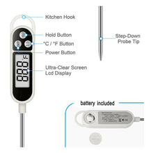 Instant Read Display Digital Food Meat Thermometer- Battery Powered_11