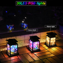 Solar Powered Decorative LED Lamp Outdoor Garden Light_7