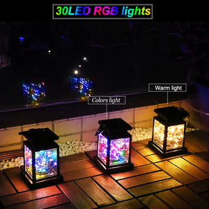 Solar Powered Decorative LED Lamp Outdoor Garden Light_7