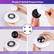 Multifunctional White Noise Machine with Star Projector Lamp- Battery Powered_10