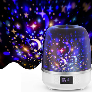 Multi-function Star Light Projector Bluetooth Speaker Night Lamp- USB Powered_2