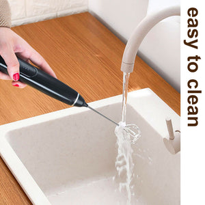 USB Rechargeable Automatic Milk Frother and Egg Beater_7