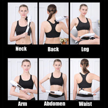 Electric Handheld Back Massager with 6 Interchangeable Heads- EU Plug_10