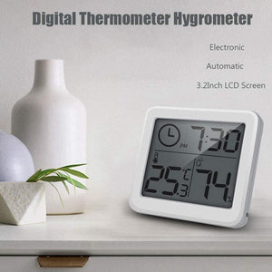 Thermometer and Humidity Monitor with 3.2” LCD Display- Battery Operated_7