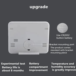 Thermometer and Humidity Monitor with 3.2” LCD Display- Battery Operated_10