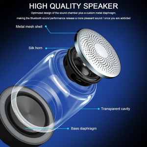 USB Charging Color Illuminated Subwoofer Wireless Bluetooth Speaker_13
