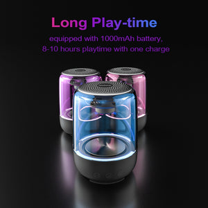 USB Charging Color Illuminated Subwoofer Wireless Bluetooth Speaker_3