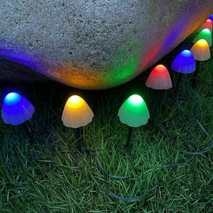 Solar Powered Mushroom LED Garden Decoration Fairy Lights_3