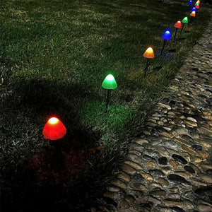 Solar Powered Mushroom LED Garden Decoration Fairy Lights_4