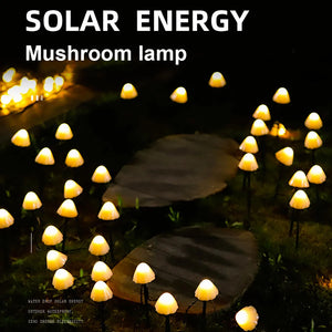 Solar Powered Mushroom LED Garden Decoration Fairy Lights_12