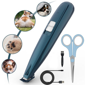Low Noise USB Rechargeable Grooming Safe Nail Clipper for Pets_3