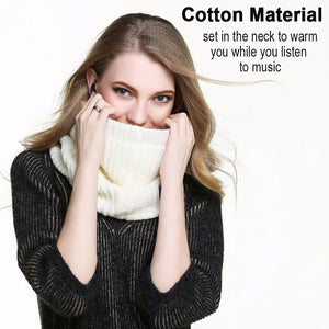 Washable Knitted Bluetooth Musical Headphone Scarf- USB Charging_11