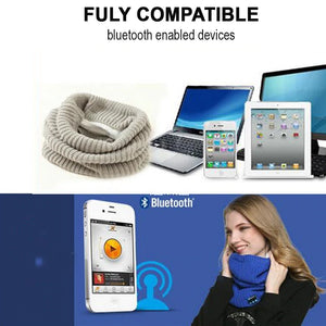 Washable Knitted Bluetooth Musical Headphone Scarf- USB Charging_13