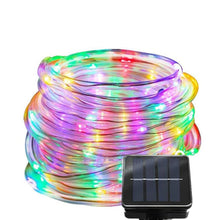 Solar Powered Outdoor LED String Tube Light Garden Fairy Light_11