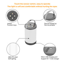 LED Touch Sensor Dimmable Table Lamp Baby Room Night Light- USB Charging_10