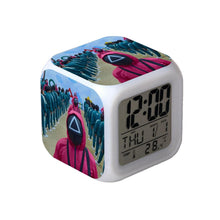 Battery Operated Squid Game LED Color Therapy Digital Alarm Clock_1
