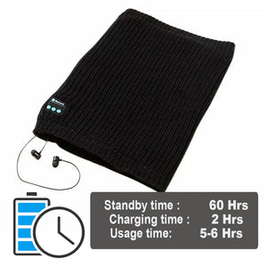 Washable Knitted Bluetooth Musical Headphone Scarf- USB Charging_16