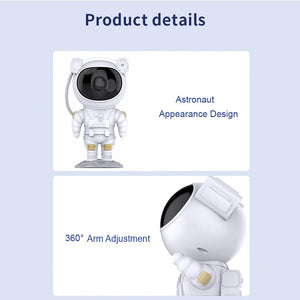 USB Plugged-in Astronaut Galaxy Starry Sky Light Projector_16