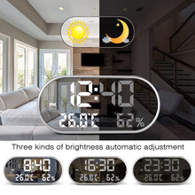 USB Plugged-in Digital LED Alarm Clock with USB Charging_9