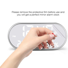 USB Plugged-in Digital LED Alarm Clock with USB Charging_12