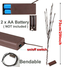 Battery Operated 20 LED Decorative Nordic Willow Branch Light_8