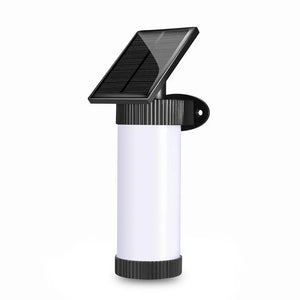 Solar Powered Flame Wall Light Outdoor Garden Landscape Lamp_2