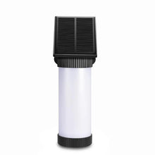 Solar Powered Flame Wall Light Outdoor Garden Landscape Lamp_3