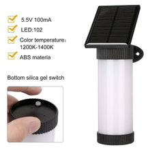 Solar Powered Flame Wall Light Outdoor Garden Landscape Lamp_14
