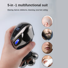 7 Head LED Display Electric Shaver