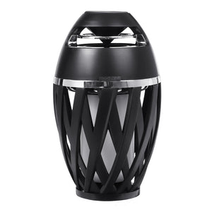 USB Charging Outdoor Bluetooth Speaker with LED Flame Light_0