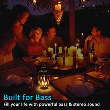 USB Charging Outdoor Bluetooth Speaker with LED Flame Light_10