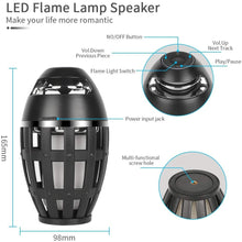 USB Charging Outdoor Bluetooth Speaker with LED Flame Light_13