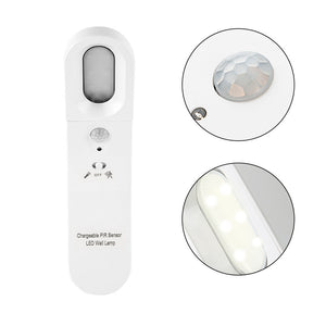 USB Charging PIR Motion Sensor Induction Bedside Wall Lamp_7
