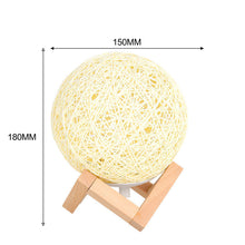 USB Interface Creative Sepak Takraw Decorative Moon Lamp_11