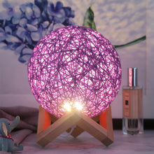 USB Interface Creative Sepak Takraw Decorative Moon Lamp_4
